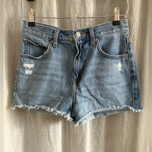 Uniqlo Light Blue Jean Shorts